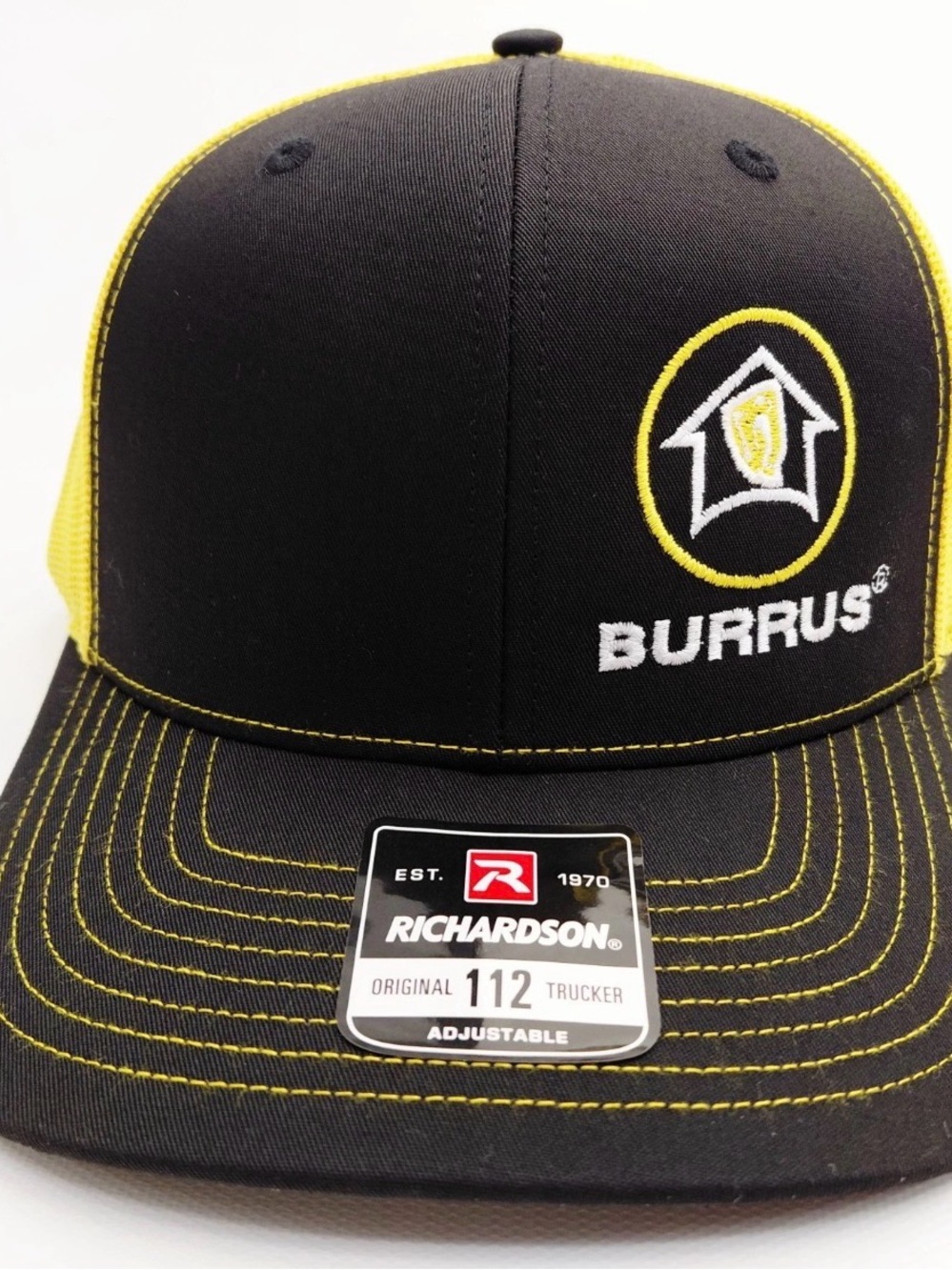 Burrus Seed Richardson 112 Trucker Patch Cap Hat Mesh Snapback